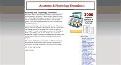 Desktop Screenshot of anatomyandphysiologydownload.com