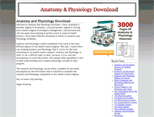 Tablet Screenshot of anatomyandphysiologydownload.com